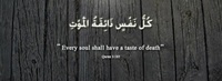 Every soul shall have a taste of death Quran